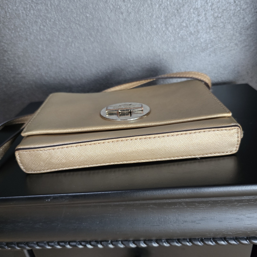 Kate Spade Mettalic Crossbody Bag - Picture 9 of 12